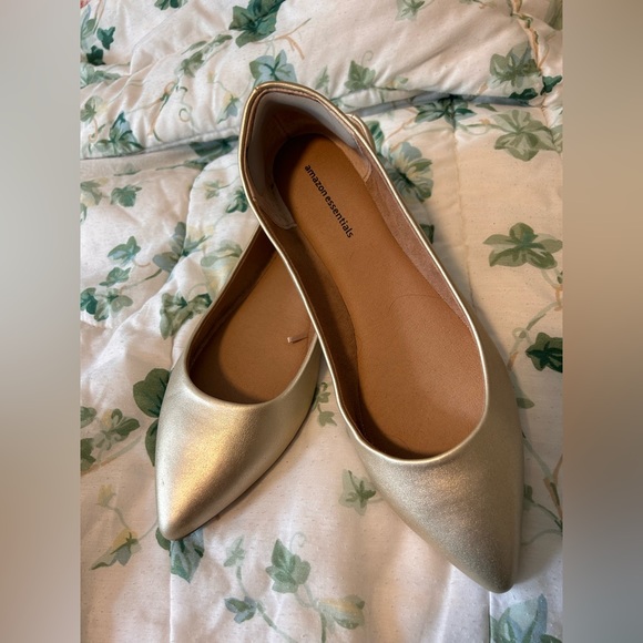 Amazon Essentials Shoes Gold Flats Poshmark